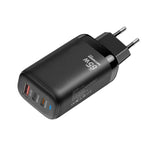 TE-65W GaN PD65W 듀얼 USB-C+USB-A 노트북 / 태블릿 어댑터, EU 플러그, EU 플러그