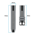 20mm 투톤 스포츠 실리콘 시계 밴드, 삼성 갤럭시 워치 4 클래식 42mm용, 삼성 갤럭시 워치 액티브 2 44mm용, 삼성 갤럭시 워치 액티브 2 40mm용