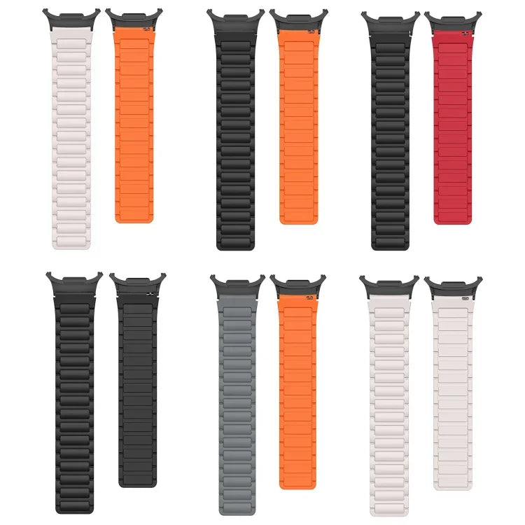 삼성 갤럭시 워치 울트라 47mm 블랙 커넥터 I자형 자석 실리콘 시계줄