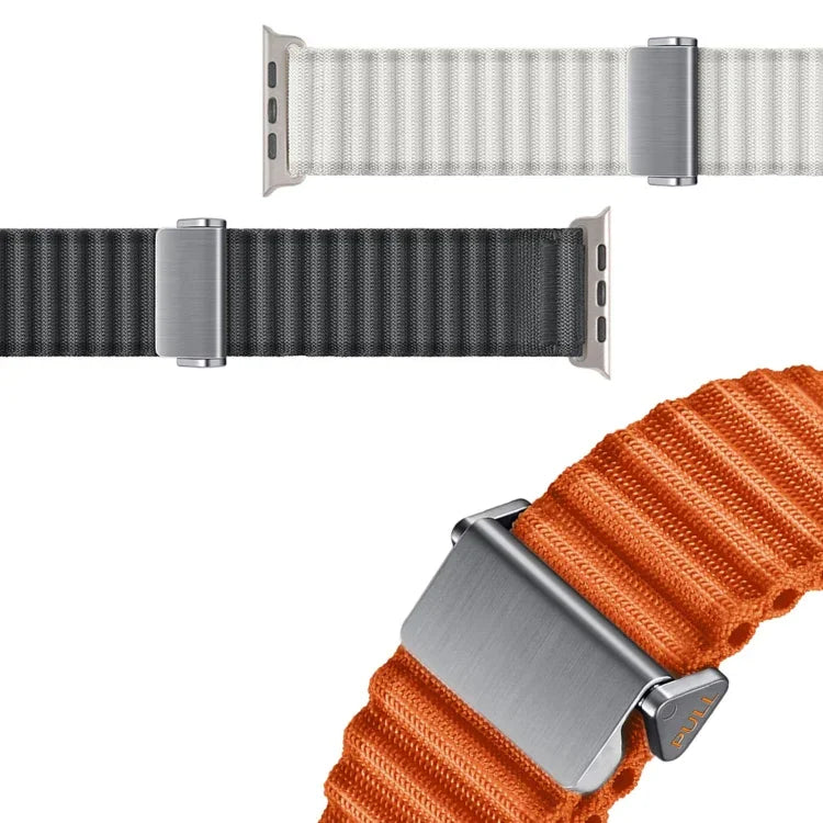 Off Road Magnetic Buckle Braided Nylon Watch Band, For Apple Watch SE 2023 44mm, For Apple Watch SE 2023 40mm, For Apple Watch Ultra 2 49mm, For Apple Watch Series 9 45mm, For Apple Watch Series 9 41mm, For Apple Watch Ultra 49mm                       ...