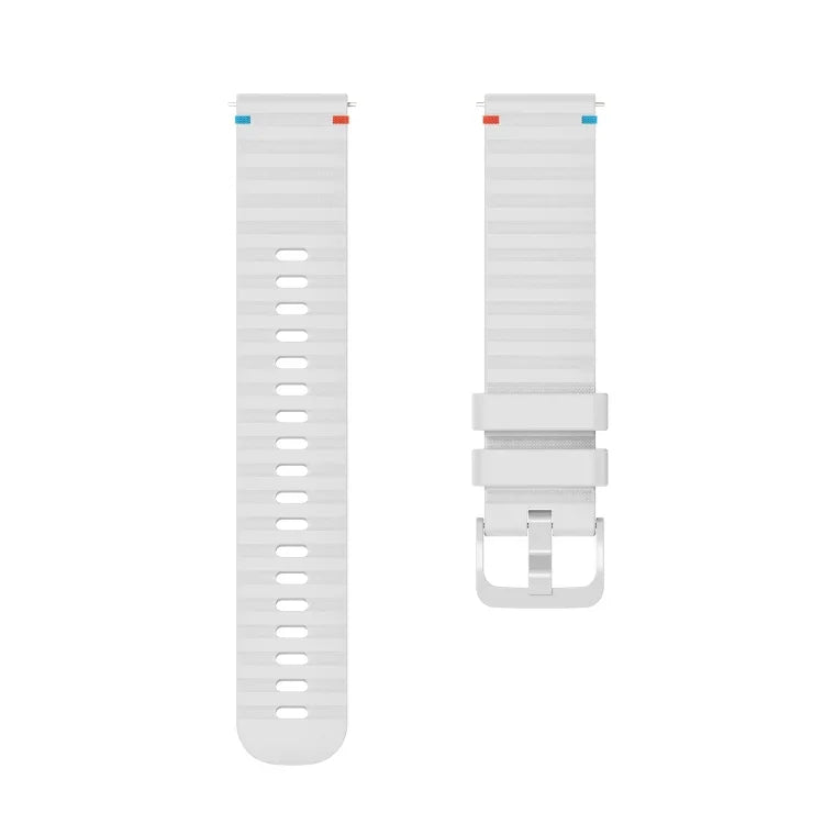 물결 무늬 점선 스티치 20mm 실리콘 시계줄, 삼성 갤럭시 워치 42mm용, 삼성 기어 S2 클래식용