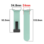 삼성 갤럭시 워치 울트라 47mm 그루브 스타일 접이식 자석 버클 실리콘 시계 밴드