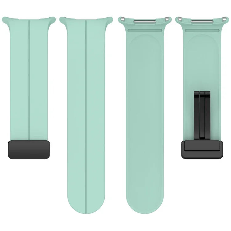 삼성 갤럭시 워치 울트라 47mm 그루브 스타일 접이식 자석 버클 실리콘 시계 밴드