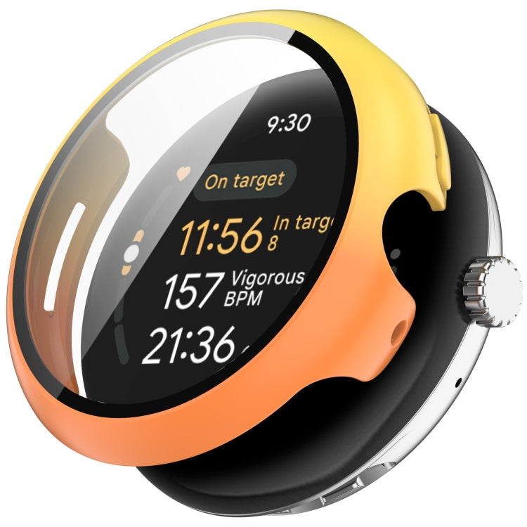 PC + Tempered Film Integrated Watch Protective Case, For Google Pixel Watch 3 45mm, For Google Pixel Watch 3 41mm