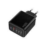 120W 3 PD 타입-C 듀얼 USB 다중 포트 휴대폰 충전기, EU 플러그, EU 플러그
