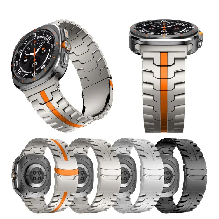 For Samsung Galaxy Watch Ultra 47mm Titanium Alloy Metal Watch Band