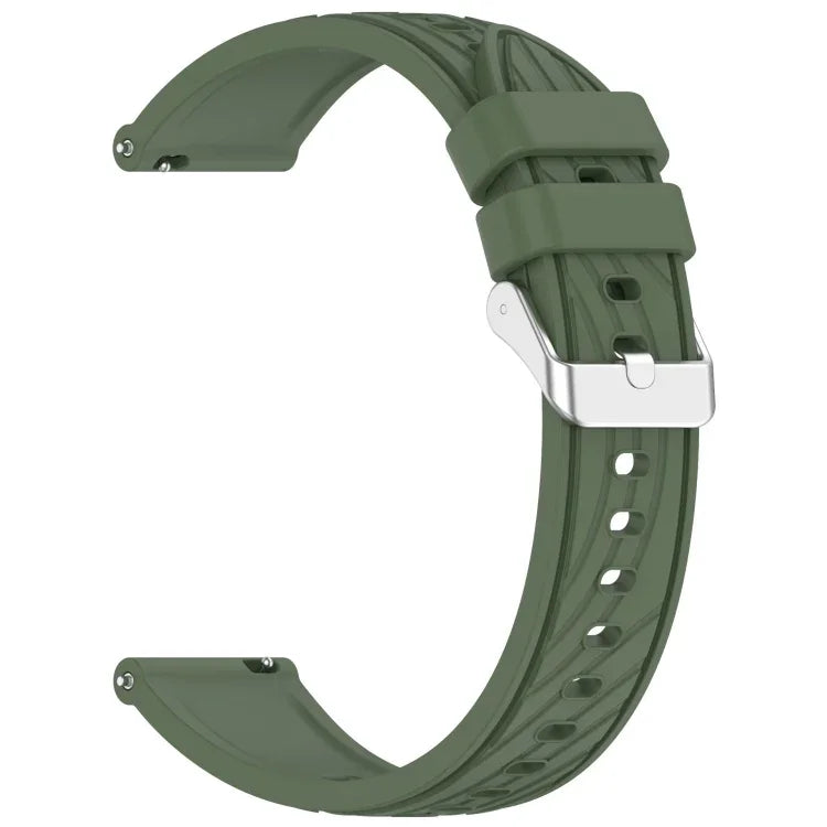 스트라이프 텍스처 실리콘 20mm 시계 밴드, 삼성 갤럭시 워치 액티브2 44mm용, 삼성 갤럭시 워치 액티브2 40mm용