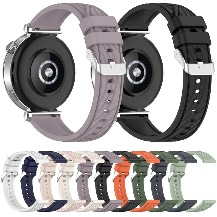스트라이프 텍스처 실리콘 20mm 시계 밴드, 삼성 갤럭시 워치 액티브2 44mm용, 삼성 갤럭시 워치 액티브2 40mm용