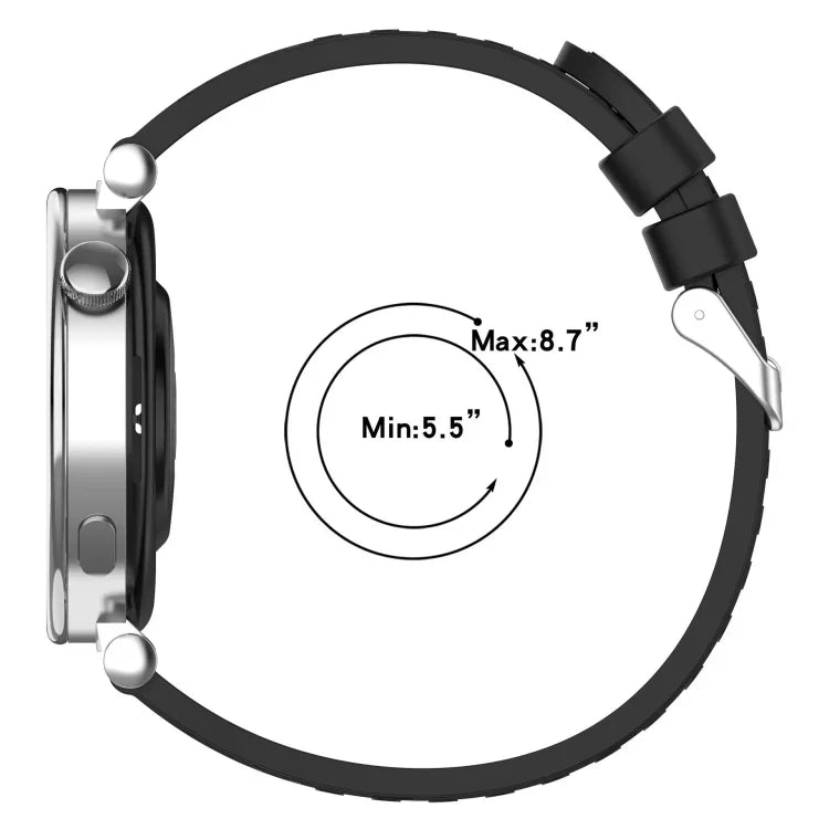 스트라이프 텍스처 실리콘 20mm 시계 밴드, 삼성 갤럭시 워치 액티브2 44mm용, 삼성 갤럭시 워치 액티브2 40mm용