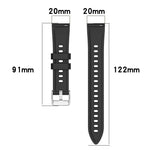 스트라이프 텍스처 실리콘 20mm 시계 밴드, 삼성 갤럭시 워치 액티브2 44mm용, 삼성 갤럭시 워치 액티브2 40mm용