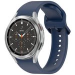 Solid Color Colorful Buckle Quick Release Silicone Watch Band, For Samsung Galaxy Watch 5 40 / 44mm, For Samsung Galaxy Watch 5 Pro, For Samsung Galaxy Watch 4 40 / 44mm, For Samsung Galaxy Watch 4 Classic 46 / 42mm