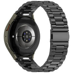 Three Beads Button Quick Release Metal Watch Band for Samsung Galaxy Watch, durable and stylish, adjustable strap.