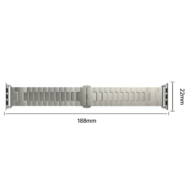 티타늄 합금 메탈 시계줄, 애플 워치 46mm / 49mm / 45mm / 44mm용, 애플 워치 42mm / 41mm / 40mm / 38mm용