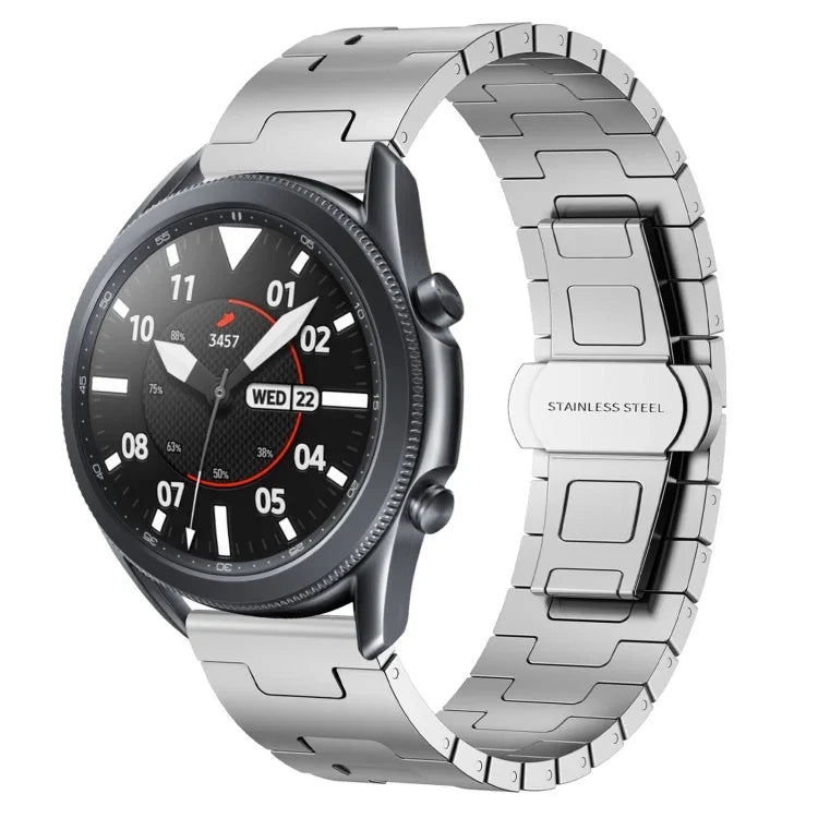 Titanium Alloy 22mm Metal Watch Band, For Samsung Galaxy Gear S3 Frontier, For Samsung Galaxy Watch 3 45mm, For Samsung Galaxy Gear S3 Classic, For Samsung Galaxy Watch 46mm