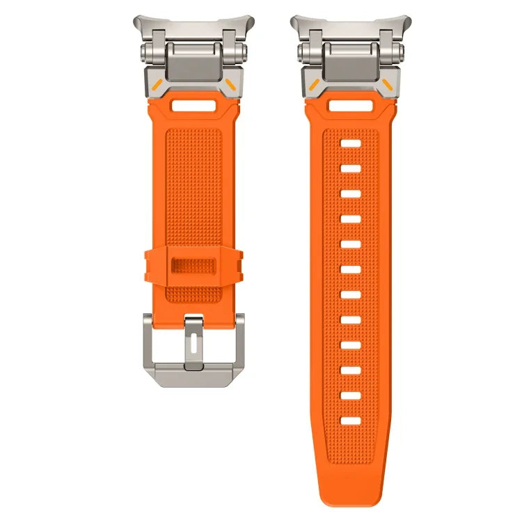 티타늄 커넥터 퀵 릴리스 실리콘 시계줄, 삼성 갤럭시 워치 울트라 47mm / 울트라 2025용