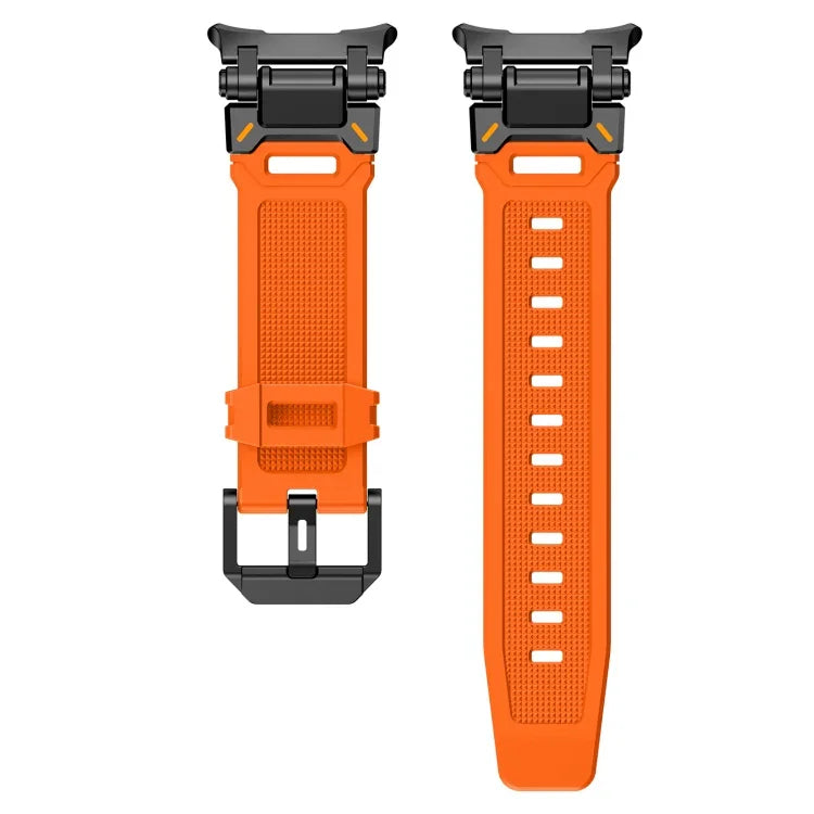 블랙 커넥터 퀵 릴리스 실리콘 시계줄, 삼성 갤럭시 워치 울트라 47mm / 울트라 2025용