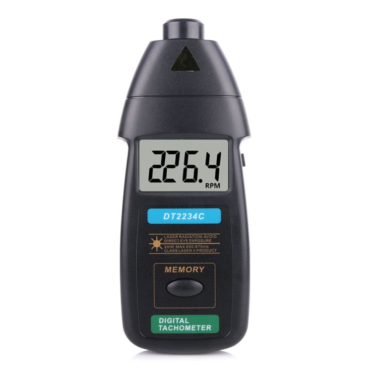 DT2234C 디지털 레이저 타코미터 RPM 미터 비접촉식, DT2234C