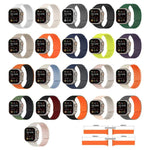 리치 텍스처 자석 실리콘 시계 밴드, 애플 워치 46mm / 49mm / 45mm / 44mm용, 애플 워치 42mm / 41mm / 40mm / 38mm용