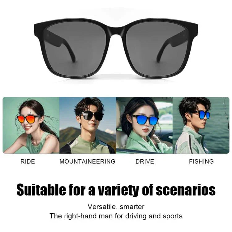 GS08 스마트 안경, AI 스마트 칩 / 블루투스 통화 / 스마트 운전 내비게이션 지원