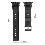 스테인리스 스틸 커넥터 수직 결 TPU 시계줄, 애플 워치 46mm / 49mm / 45mm / 44mm용