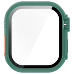 울트라 49mm 강화 필름 일체형 PC 버튼 시계 케이스로 교체, 애플 워치 시리즈 6 / 5 / 4 & SE 44mm용, 애플 워치 시리즈 6 / 5 / 4 & SE 40mm용, 애플 워치 시리즈 11 / 10 46mm용, 애플 워치 시리즈 11 / 10 42mm용