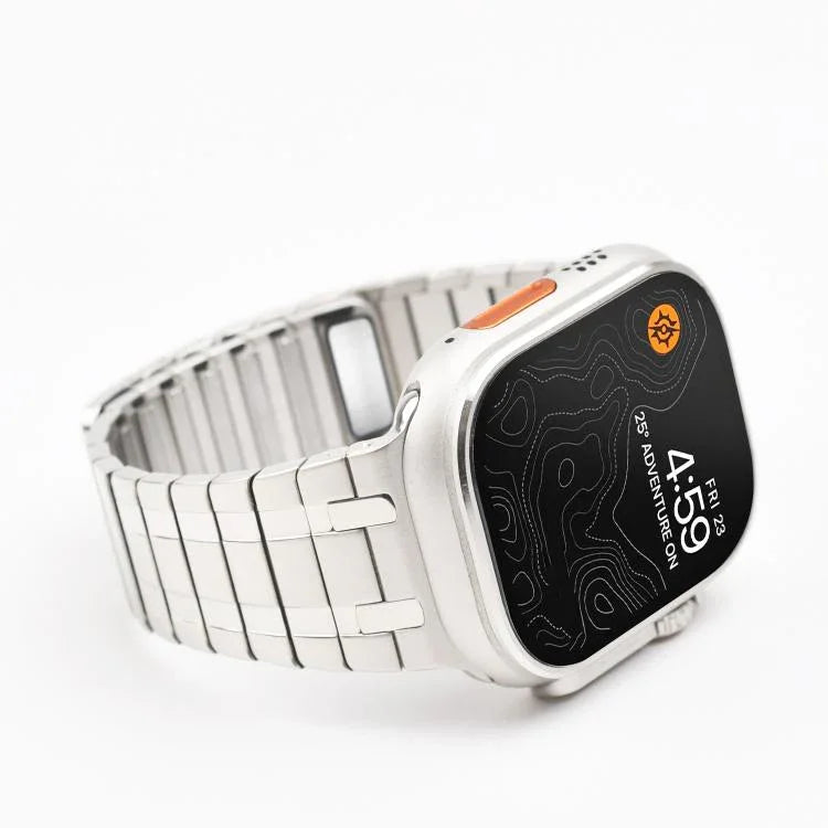 단일 구 자석 밀라노 스테인리스 스틸 시계줄, 애플 워치 46mm / 49mm / 45mm / 44mm용