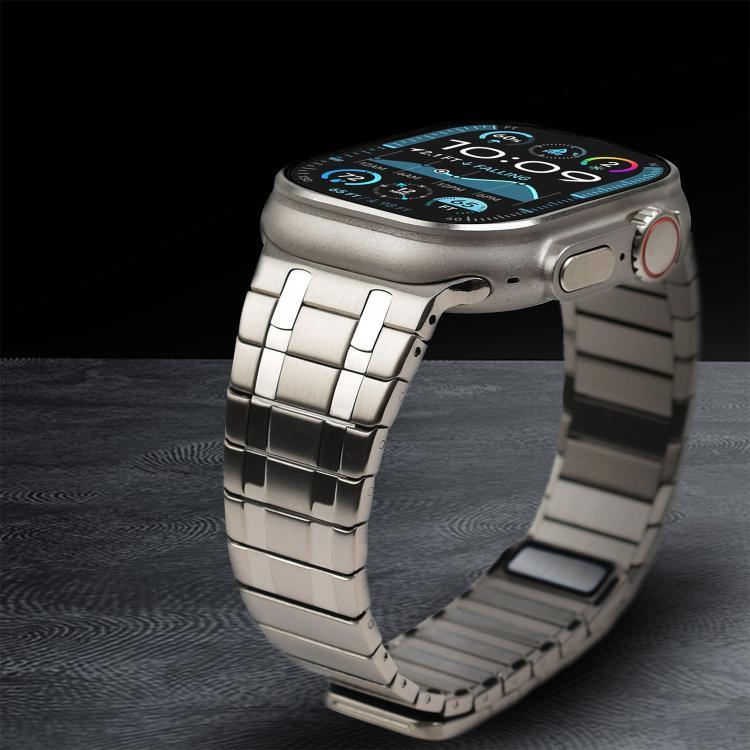 단일 구 자석 밀라노 스테인리스 스틸 시계줄, 애플 워치 46mm / 49mm / 45mm / 44mm용