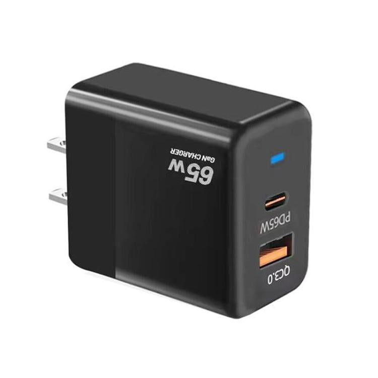 GaN PD 45W + QC3.0 USB 완전 호환 프로토콜 맥북용 충전기, 미국 플러그, 미국 플러그
