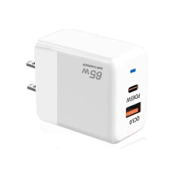 GaN PD 45W + QC3.0 USB 완전 호환 프로토콜 맥북용 충전기, 미국 플러그, 미국 플러그