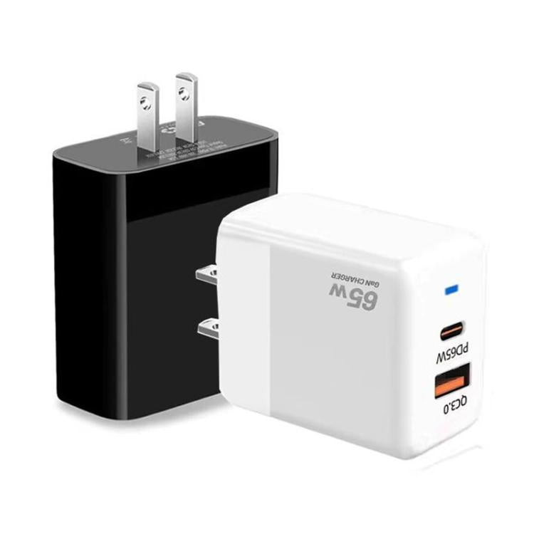 GaN PD 45W + QC3.0 USB 완전 호환 프로토콜 맥북용 충전기, 미국 플러그, 미국 플러그