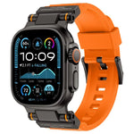 Kalebol 아웃도어 익스플로러 메탈 커넥터 TPU 시계줄, Apple Watch 46mm / 49mm / 45mm / 44mm용