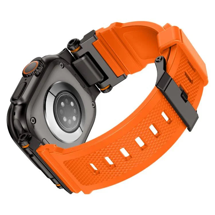 Kalebol 아웃도어 익스플로러 메탈 커넥터 TPU 시계줄, Apple Watch 46mm / 49mm / 45mm / 44mm용