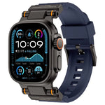 Kalebol 아웃도어 익스플로러 메탈 커넥터 TPU 시계줄, Apple Watch 46mm / 49mm / 45mm / 44mm용