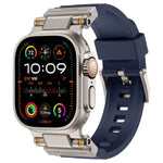 Kalebol 아웃도어 익스플로러 메탈 커넥터 TPU 시계줄, Apple Watch 46mm / 49mm / 45mm / 44mm용