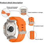 Kalebol 아웃도어 익스플로러 메탈 커넥터 TPU 시계줄, Apple Watch 46mm / 49mm / 45mm / 44mm용