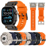 Kalebol 아웃도어 익스플로러 메탈 커넥터 TPU 시계줄, Apple Watch 46mm / 49mm / 45mm / 44mm용