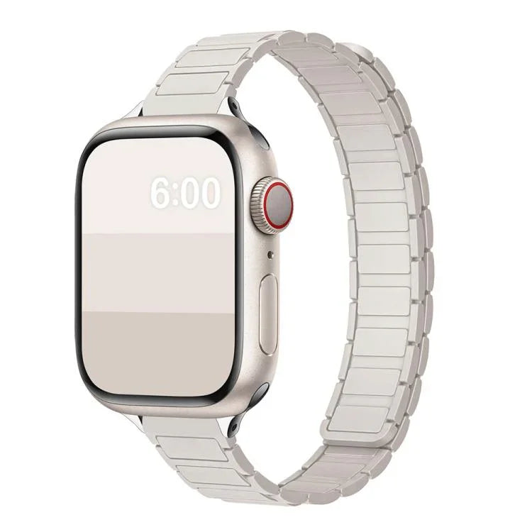 트라이 비즈 I자형 슬림 마그네틱 실리콘 시계줄, Apple Watch 46mm / 49mm / 45mm / 44mm용, Apple Watch 42mm / 41mm / 40mm / 38mm용
