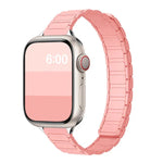 트라이 비즈 I자형 슬림 마그네틱 실리콘 시계줄, Apple Watch 46mm / 49mm / 45mm / 44mm용, Apple Watch 42mm / 41mm / 40mm / 38mm용