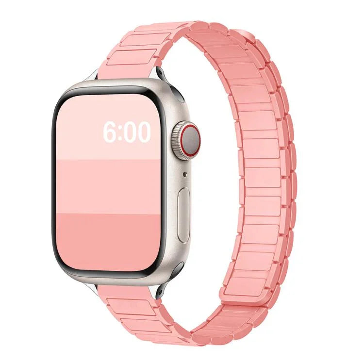 트라이 비즈 I자형 슬림 마그네틱 실리콘 시계줄, Apple Watch 46mm / 49mm / 45mm / 44mm용, Apple Watch 42mm / 41mm / 40mm / 38mm용