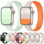 트라이 비즈 I자형 슬림 마그네틱 실리콘 시계줄, Apple Watch 46mm / 49mm / 45mm / 44mm용, Apple Watch 42mm / 41mm / 40mm / 38mm용