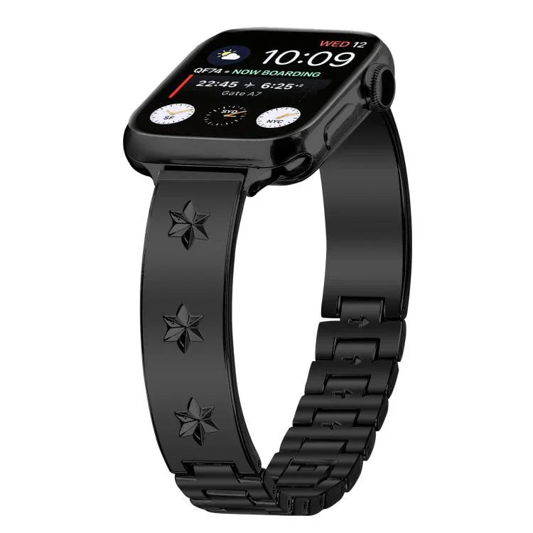 스노우플레이크 페탈 팔찌 메탈 시계줄, Apple Watch 46mm / 49mm / 45mm / 44mm용, Apple Watch 42mm / 41mm / 40mm / 38mm용
