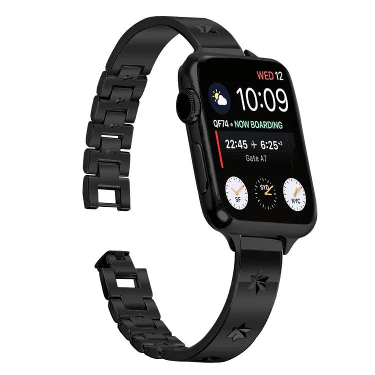 스노우플레이크 페탈 팔찌 메탈 시계줄, Apple Watch 46mm / 49mm / 45mm / 44mm용, Apple Watch 42mm / 41mm / 40mm / 38mm용