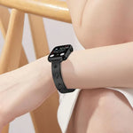 스노우플레이크 페탈 팔찌 메탈 시계줄, Apple Watch 46mm / 49mm / 45mm / 44mm용, Apple Watch 42mm / 41mm / 40mm / 38mm용