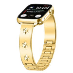 스노우플레이크 페탈 팔찌 메탈 시계줄, Apple Watch 46mm / 49mm / 45mm / 44mm용, Apple Watch 42mm / 41mm / 40mm / 38mm용