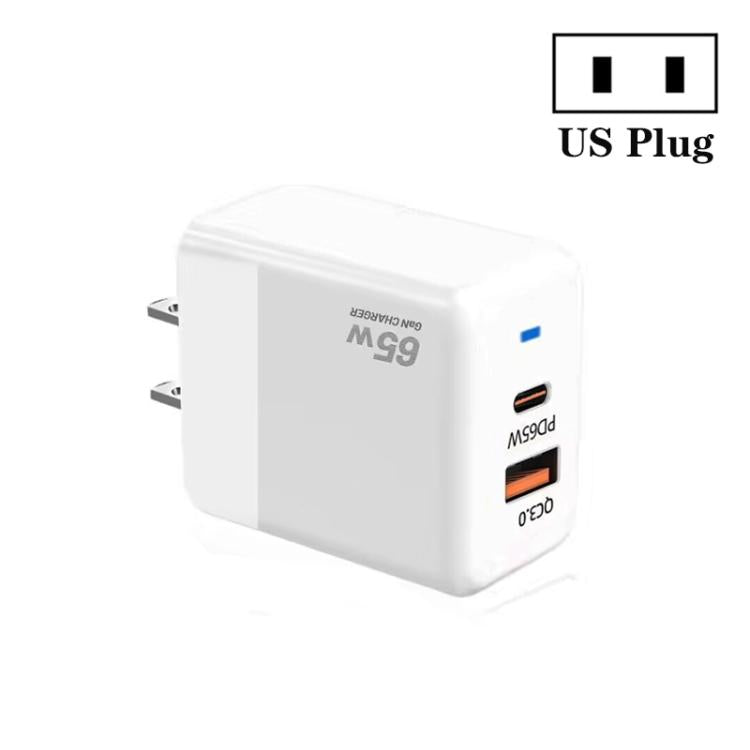 PD41 GaN PD 45W + USB 충전기 타입-C to 타입-C 데이터 케이블 포함, US 플러그, UK 플러그