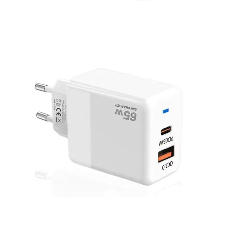 PD41 GaN PD 45W + USB 충전기 타입-C to 타입-C 데이터 케이블 포함, EU 플러그, EU 플러그