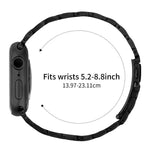 작은 허리 새총 버클 스틸 시계줄, 애플 워치 46mm / 49mm / 45mm / 44mm용, 애플 워치 42mm / 41mm / 40mm / 38mm용