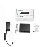 WAVLINK WN701AE IEEE 802.3AF / AT 자동 감지 중앙 집중식 AP 관리 PoE 스위치, 미국 플러그, 영국 플러그, EU 플러그, 호주 플러그