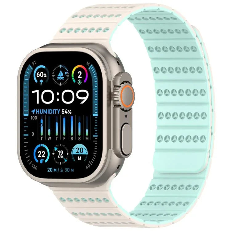 벌집 자석 시계줄, 애플 워치 42mm / 41mm / 40mm / 38mm용, 애플 워치 46mm / 49mm / 45mm / 44mm용