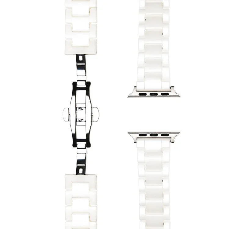 탱크 그레인 세라믹 시계줄, 애플 워치 46mm / 49mm / 45mm / 44mm용, 애플 워치 42mm / 41mm / 40mm / 38mm용